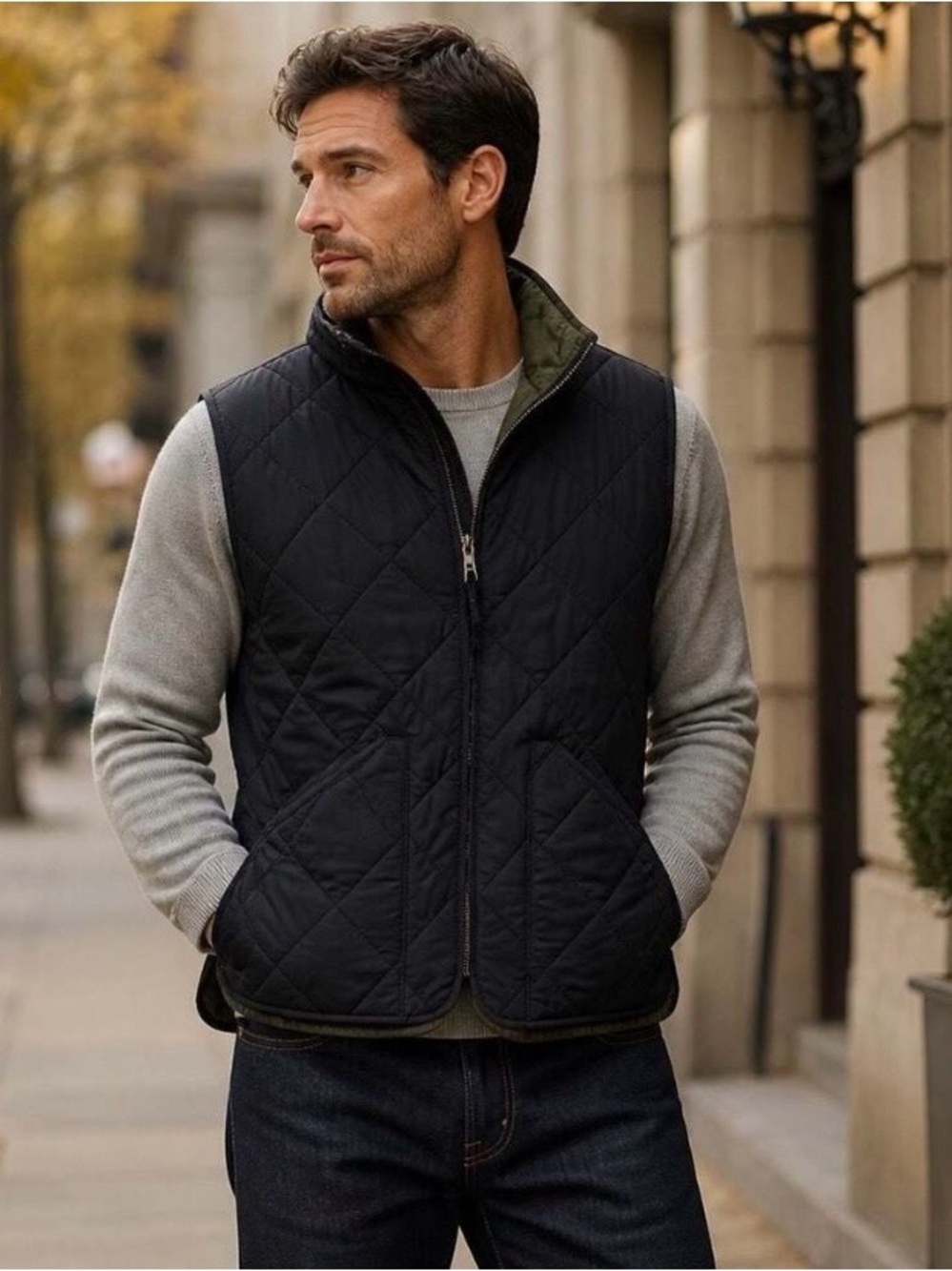 J.Crew Authentic Outer wear Walker Quilted vest Size Small